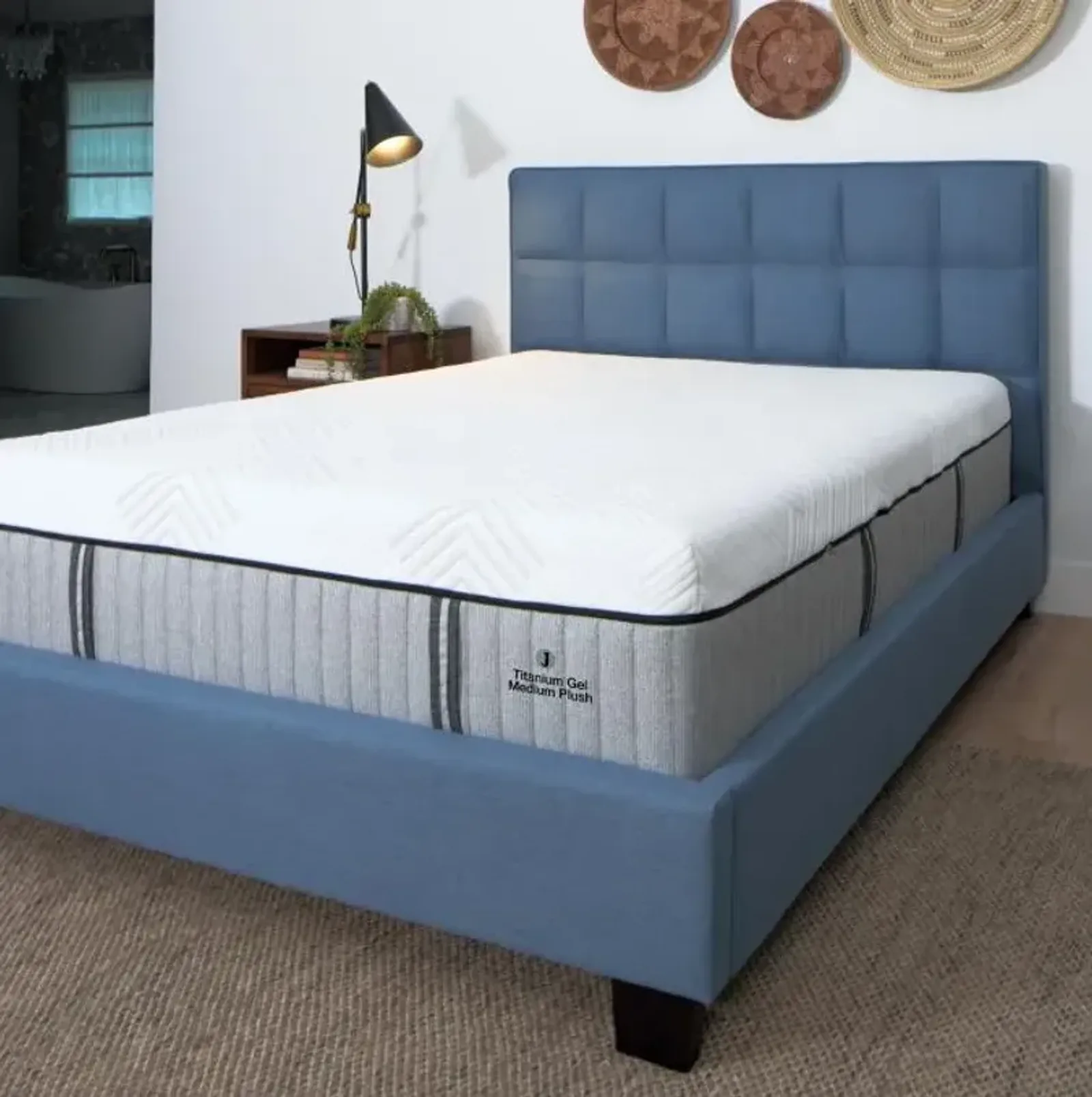 Titanium Gel Medium Plush 2 Split Eastern King Mattresses