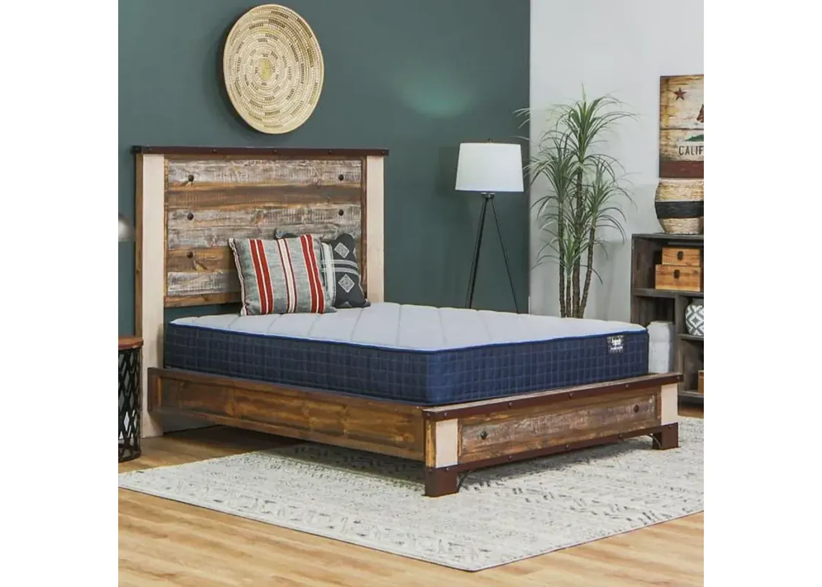 Classics Firm California King Mattress & 2 Standard Foundations