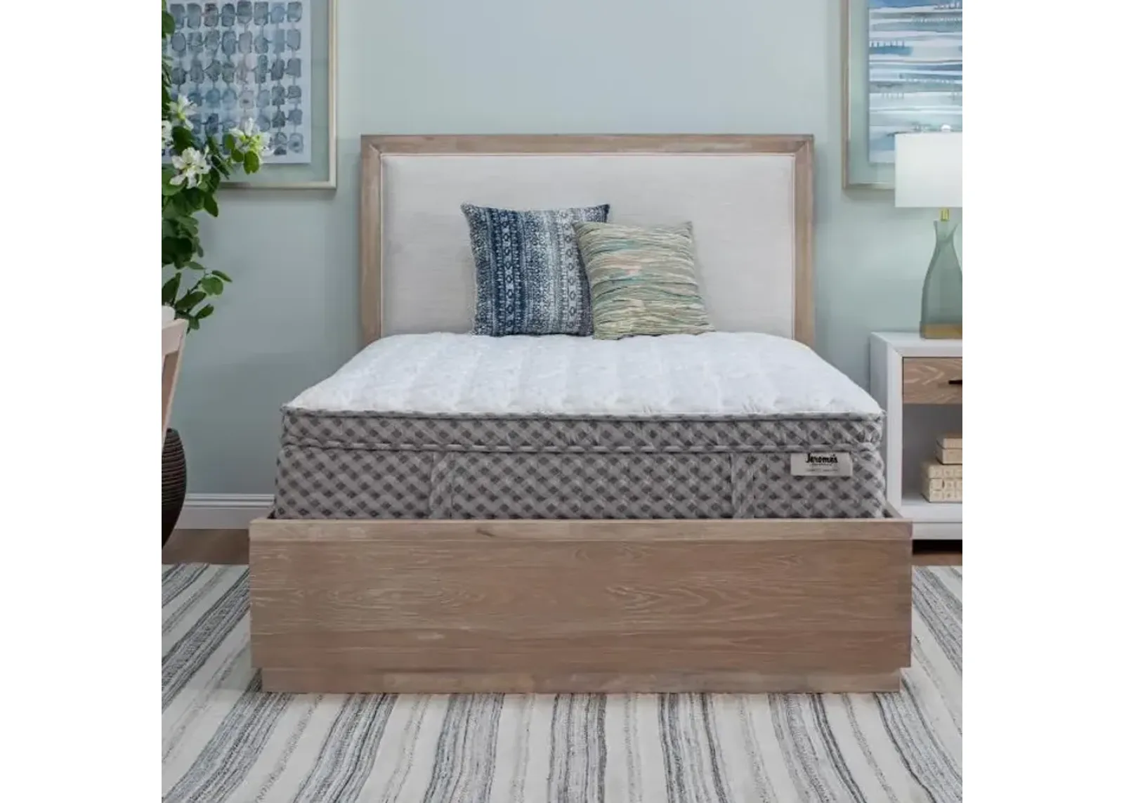 Estate 3.0 Firm Split California Mattresses & 2 Elevate Adjustable Power Bases