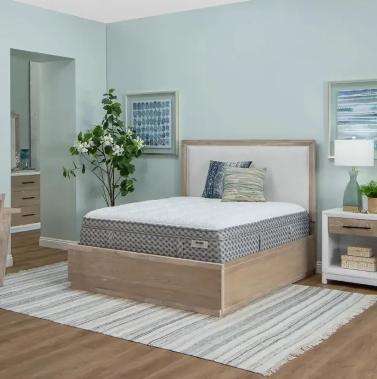 Estate 3.0 Plush California King Mattress & 2 Standard Foundations