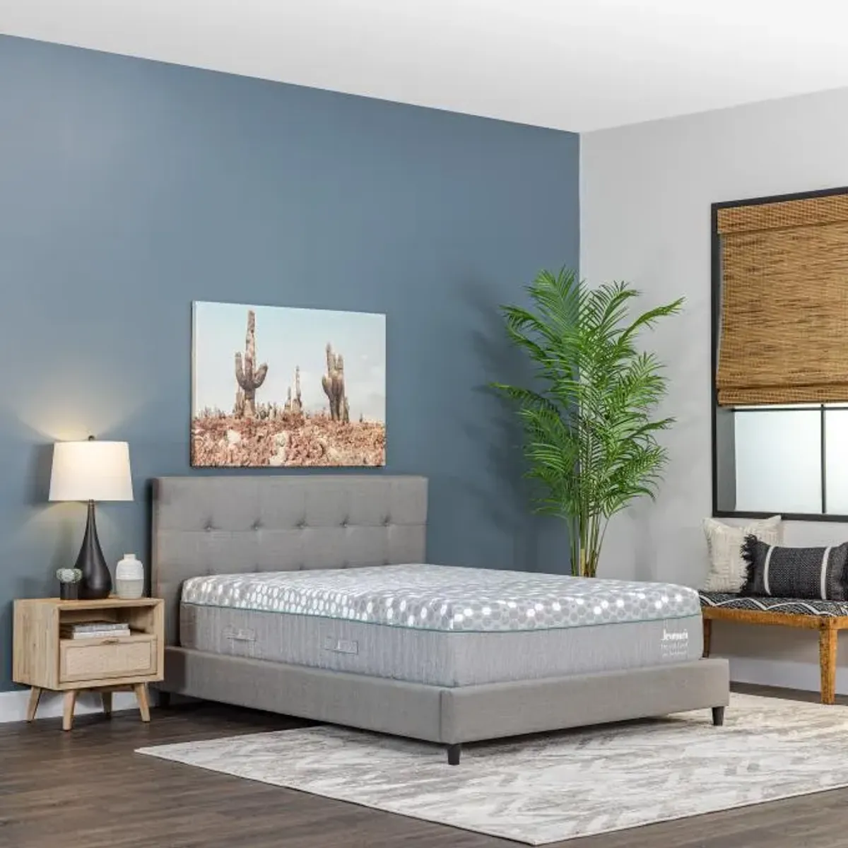 Dream Cool Hybrid Medium Plush Twin XL Mattress and Standard Foundation