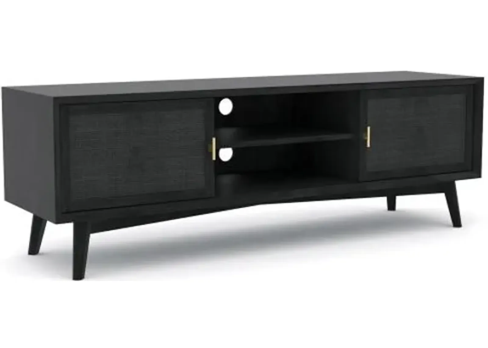 Crosby Charcoal Entertainment Consoles