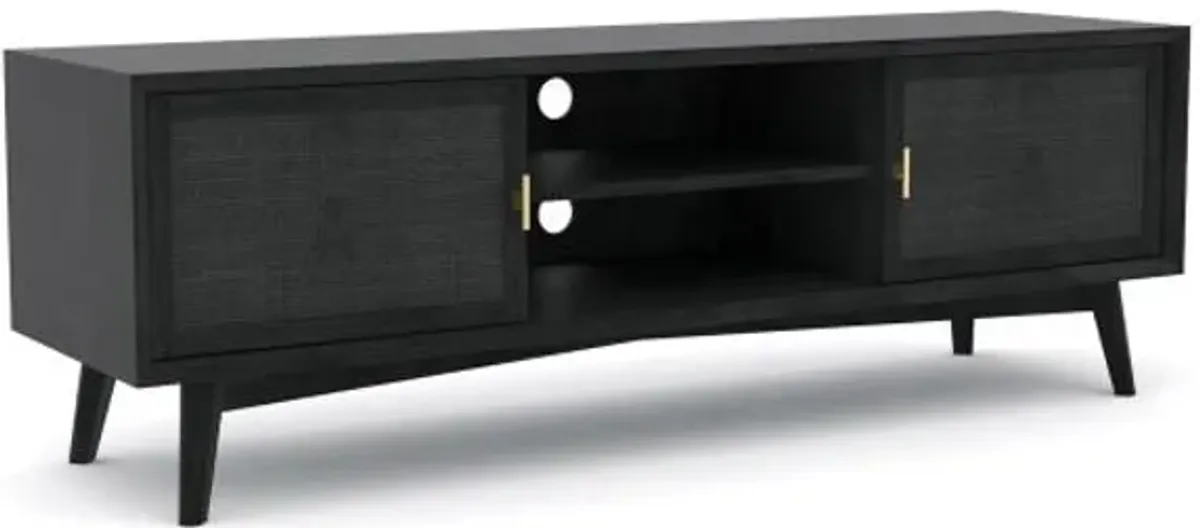 Crosby Charcoal Entertainment Consoles