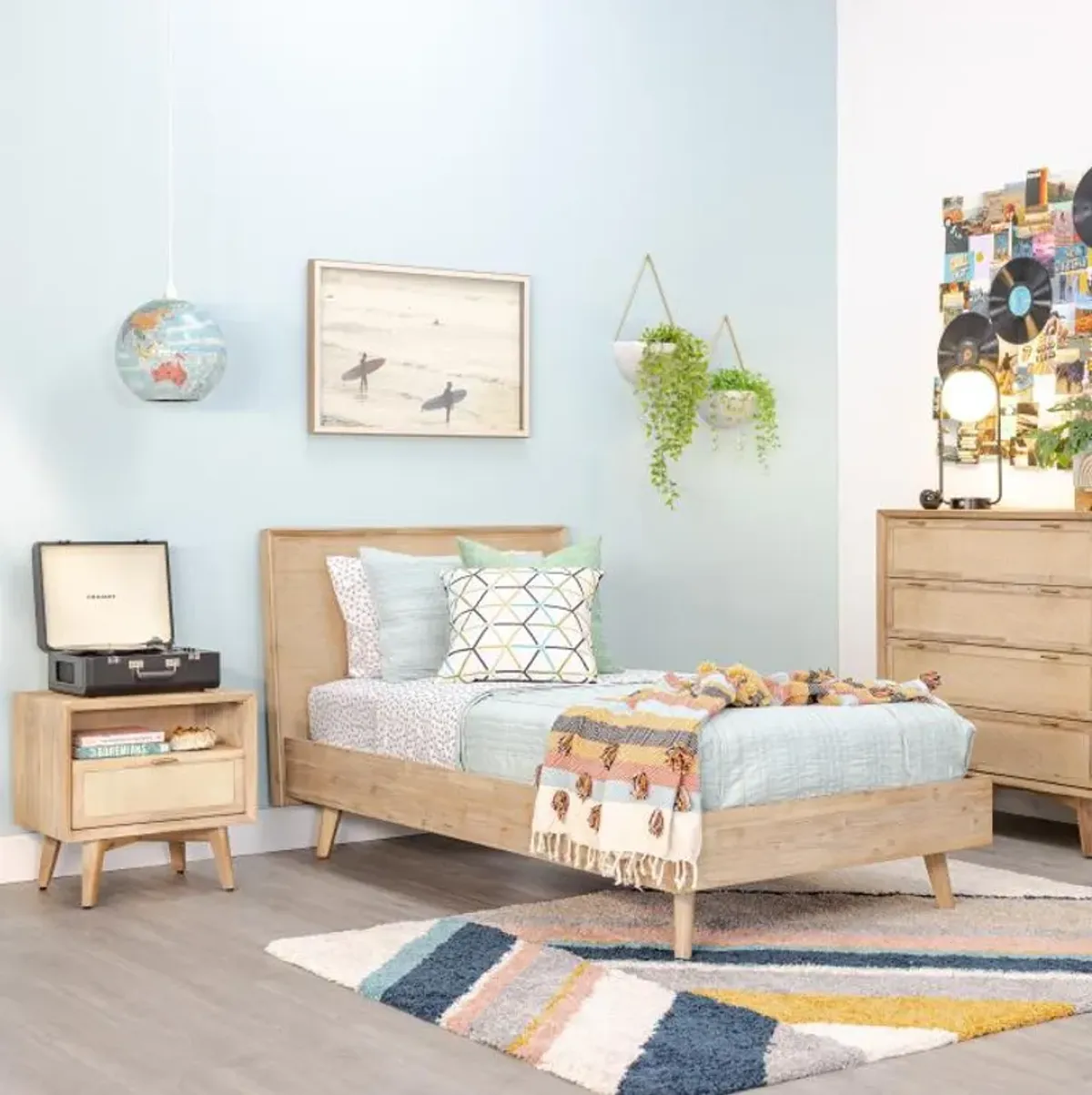 Crosby Natural Youth Bedroom Set