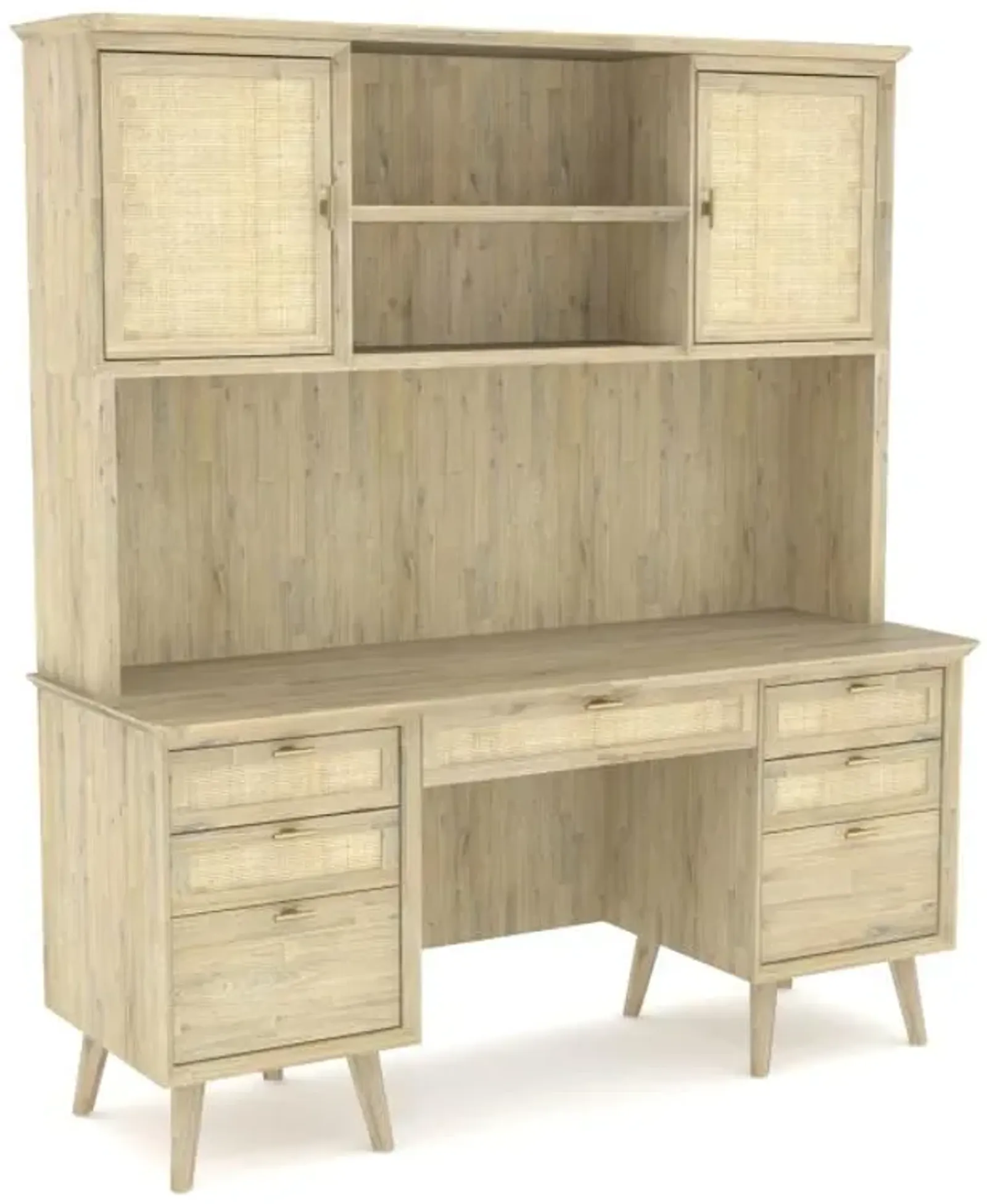 Crosby - New! Credenza & Hutch