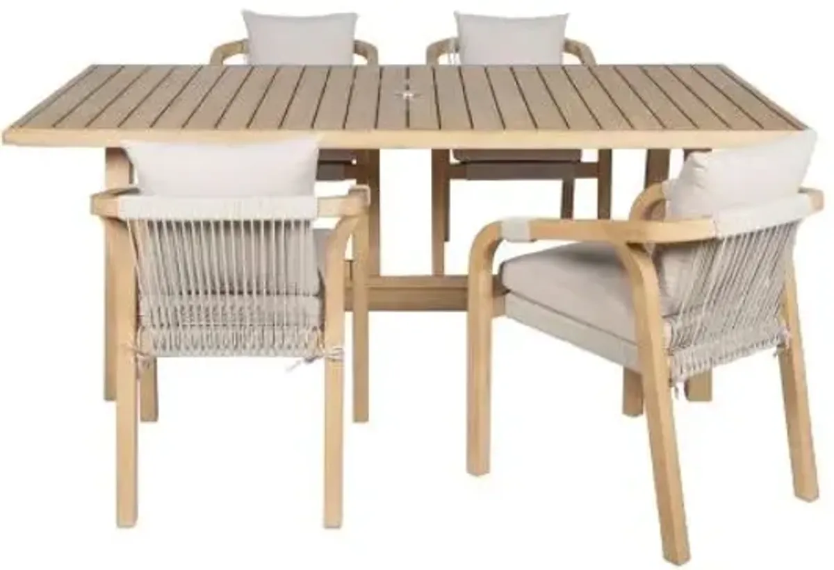 Byron Bay 5pc Outdoor Dining Set