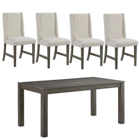 Kelcey 5pc: Table & 4 Chairs