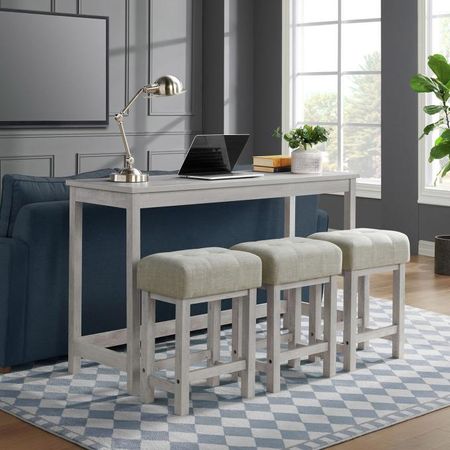 Kelcey Bar Table with 3 Stools