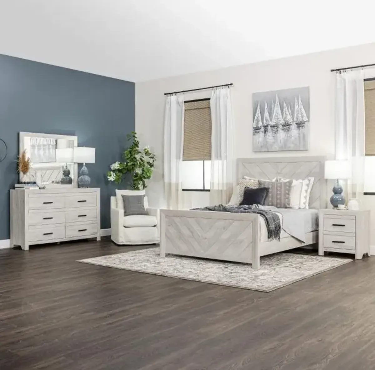 Kelcey Master Bedroom White