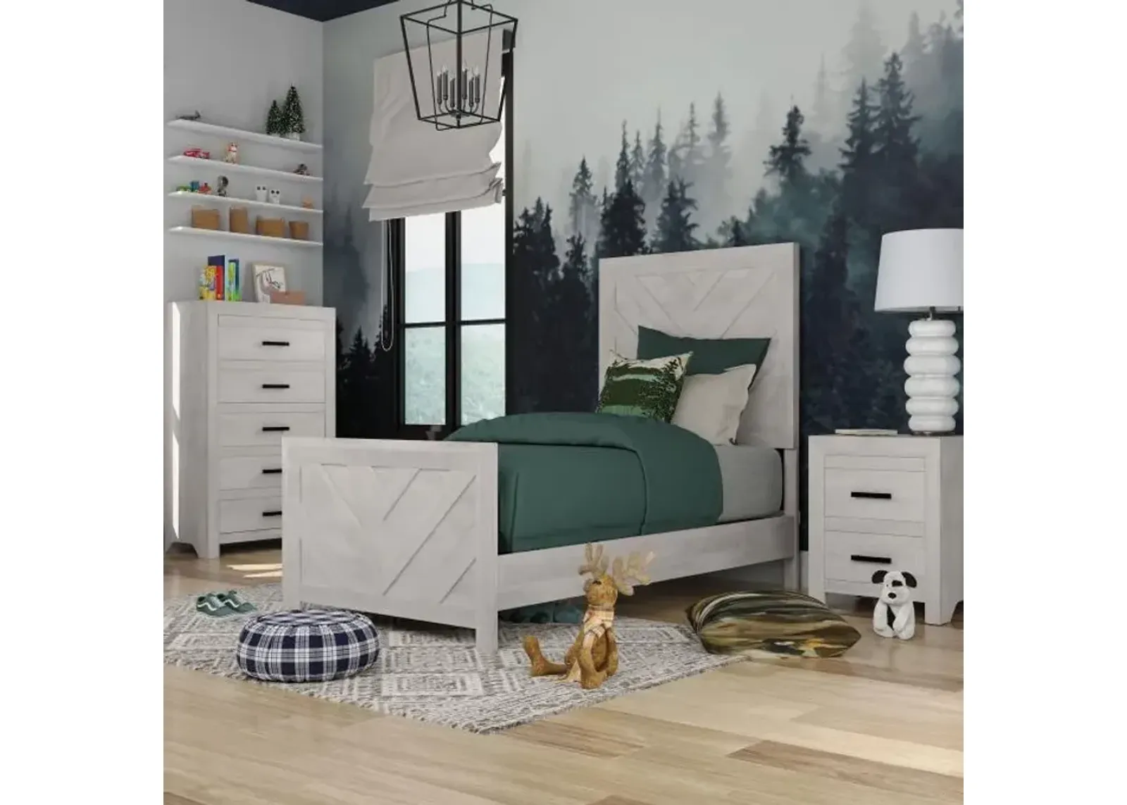 Kelcey Youth Bedroom - White