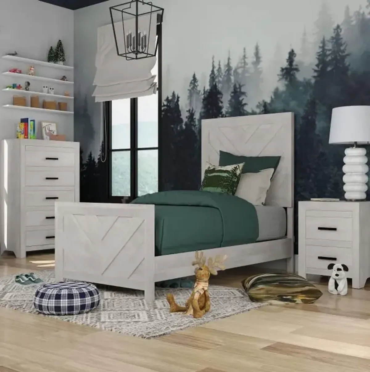 Kelcey Youth Bedroom - White