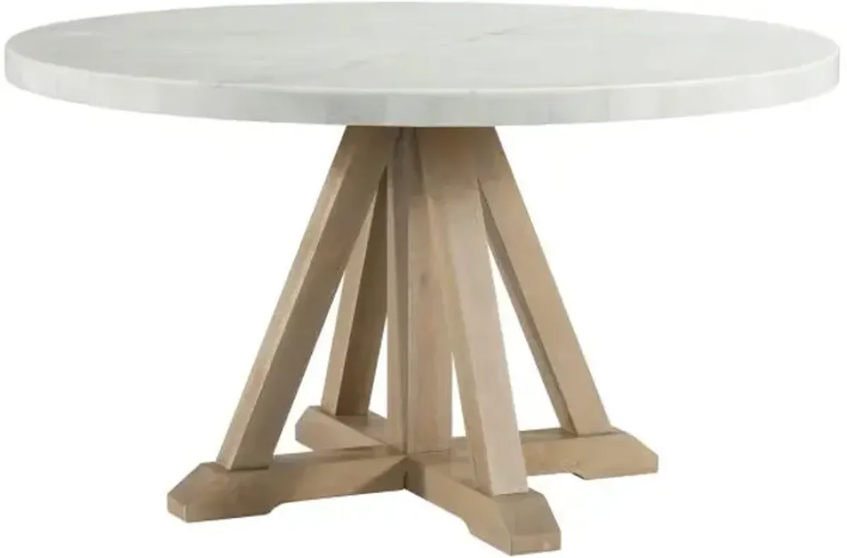 Lakeside - New! Round Marble Top Dining Table