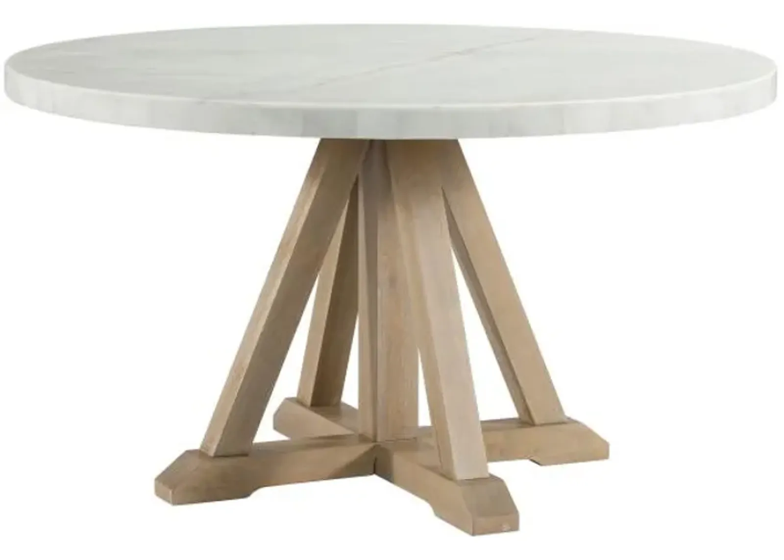 Lakeside Round Marble Top Dining Table