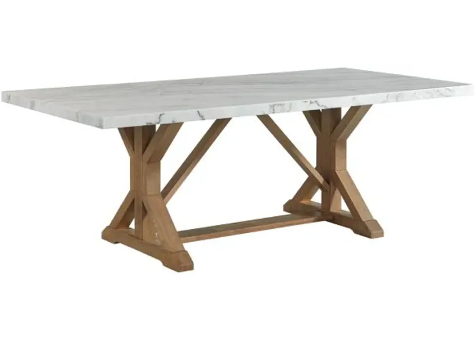 Lakeside - New! Rectangular Marble Top Dining Table