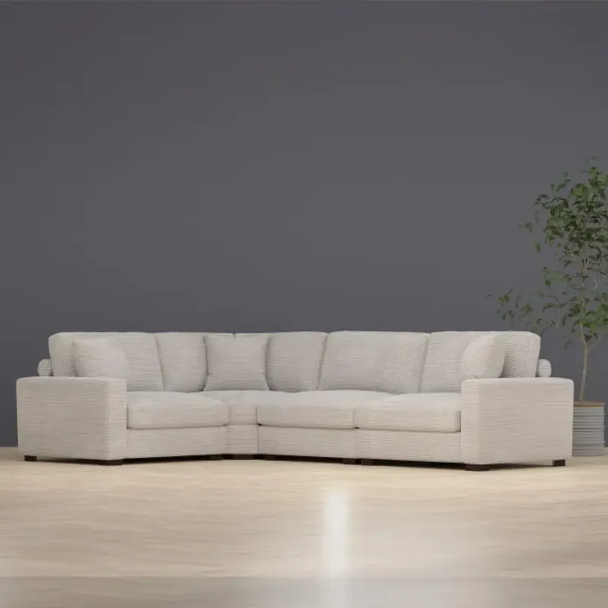 Sydney - New! 4pc Modular Sectional