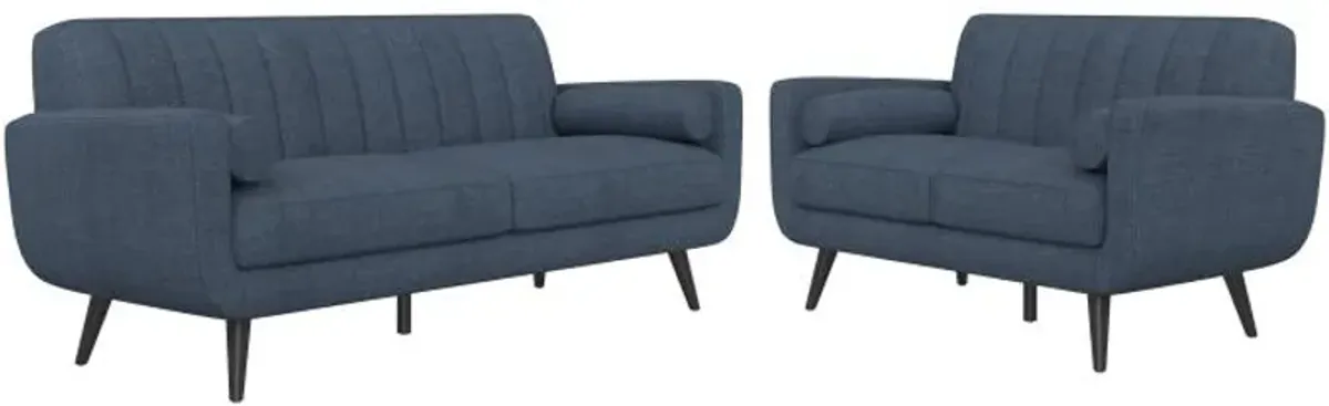 Ramsey Blue Living Room Set - New!