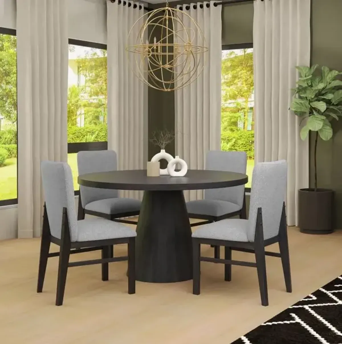 Cassidy Black Dining Set