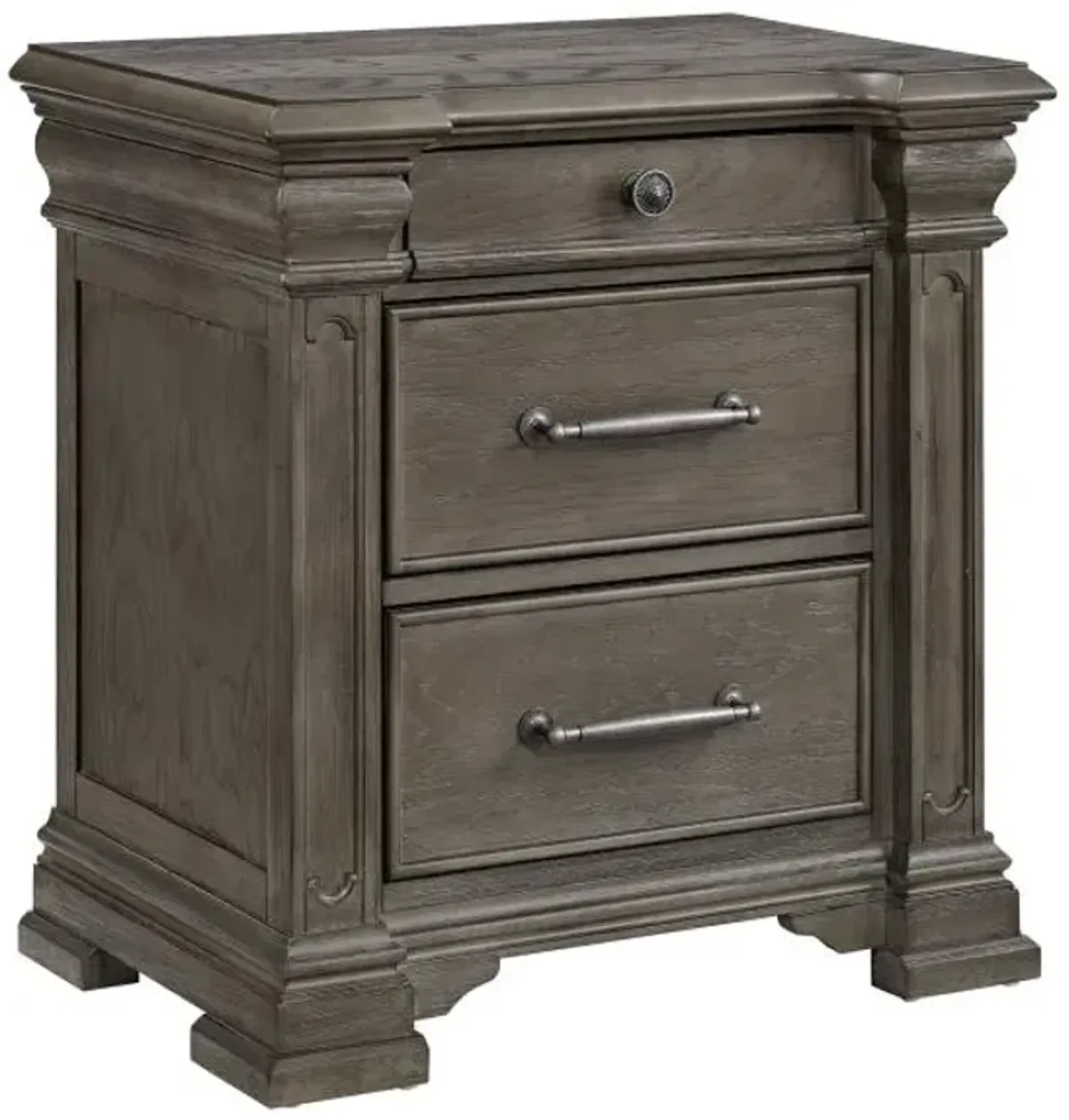 Estate Nightstand With Hidden Storage