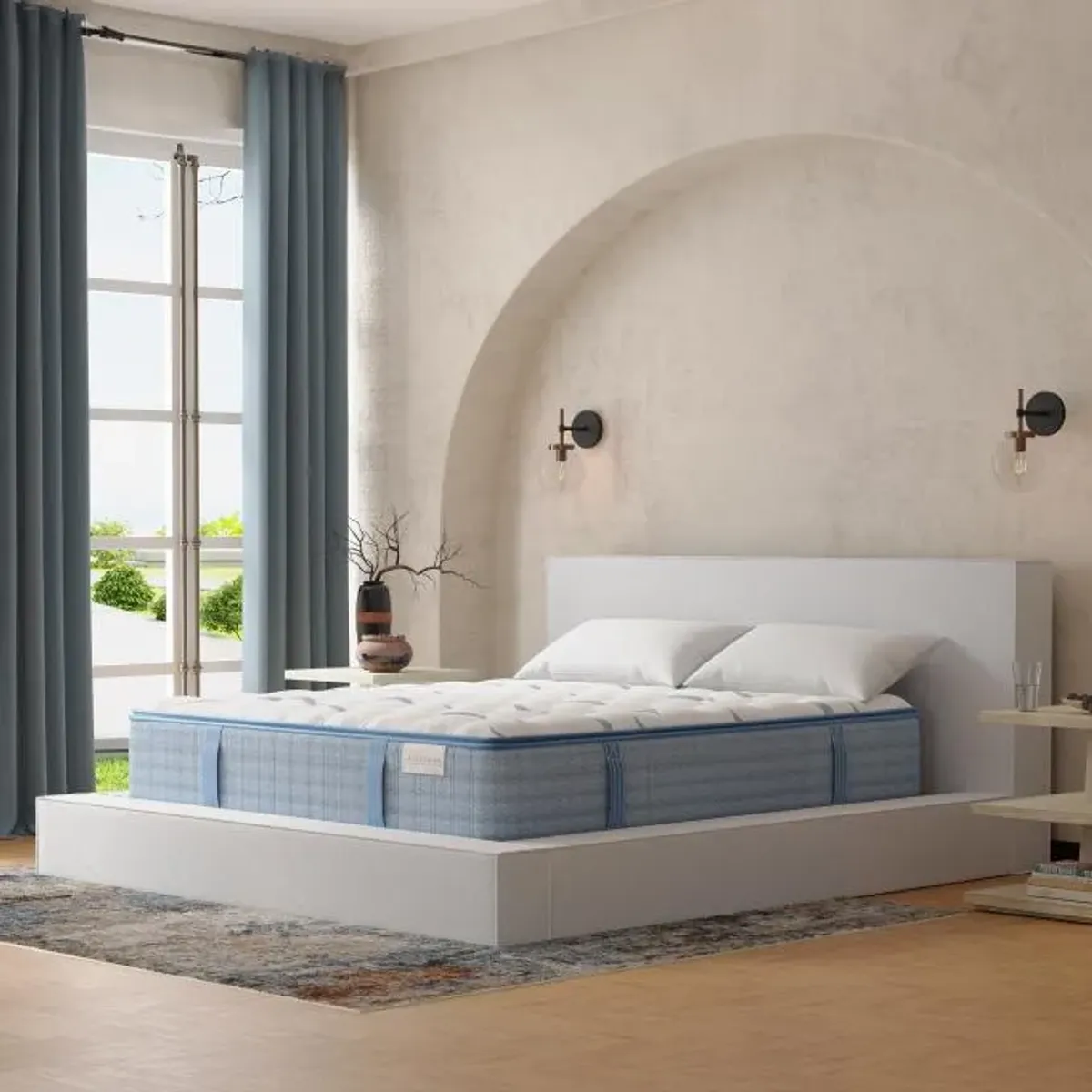 Olympus Medium Split Eastern King Mattress & Standard Foundation