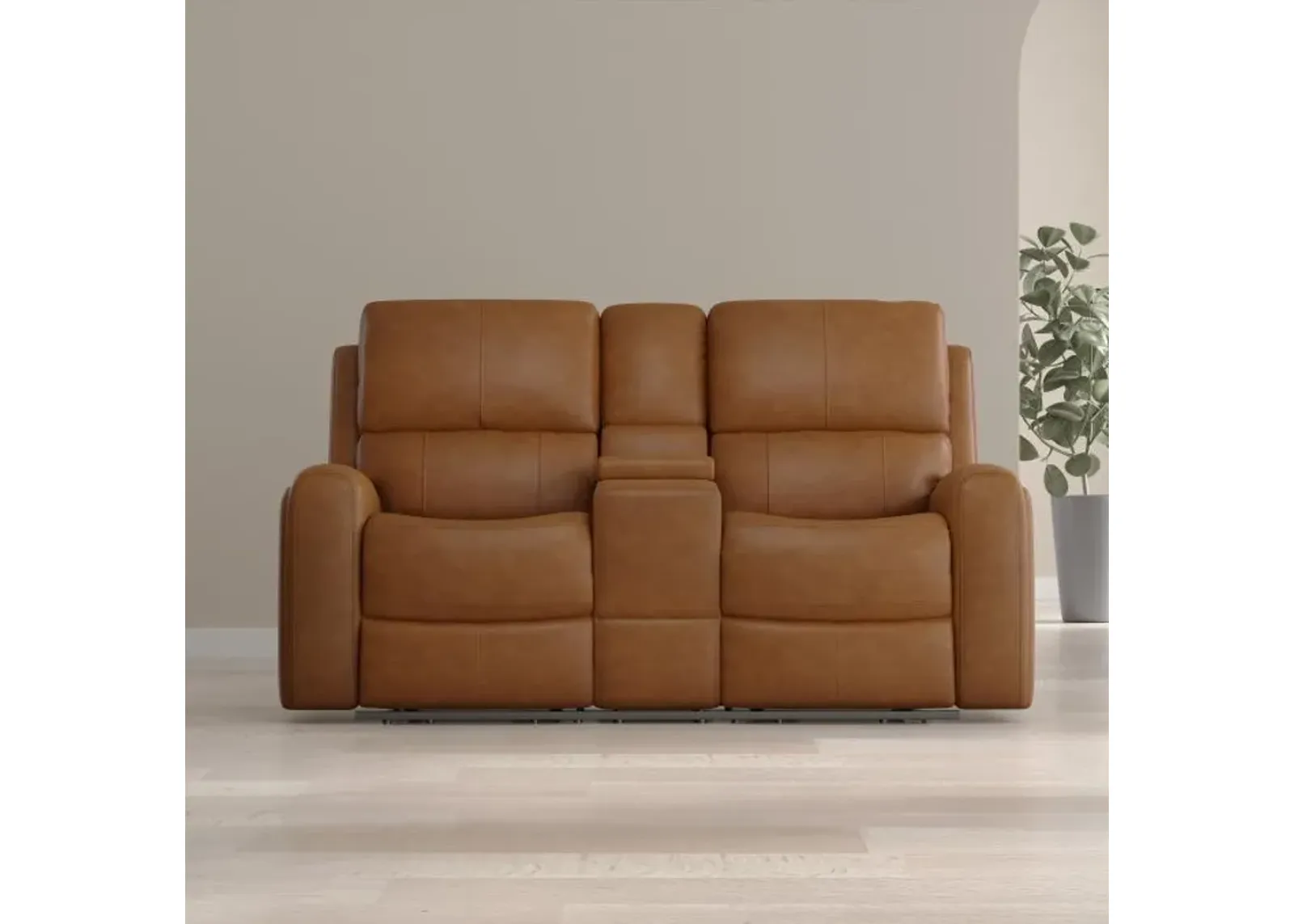 Riverdale Zero G Power Reclining Console Loveseat