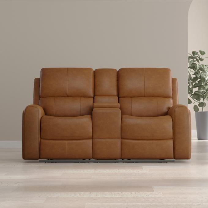 Riverdale Zero G Power Reclining Console Loveseat