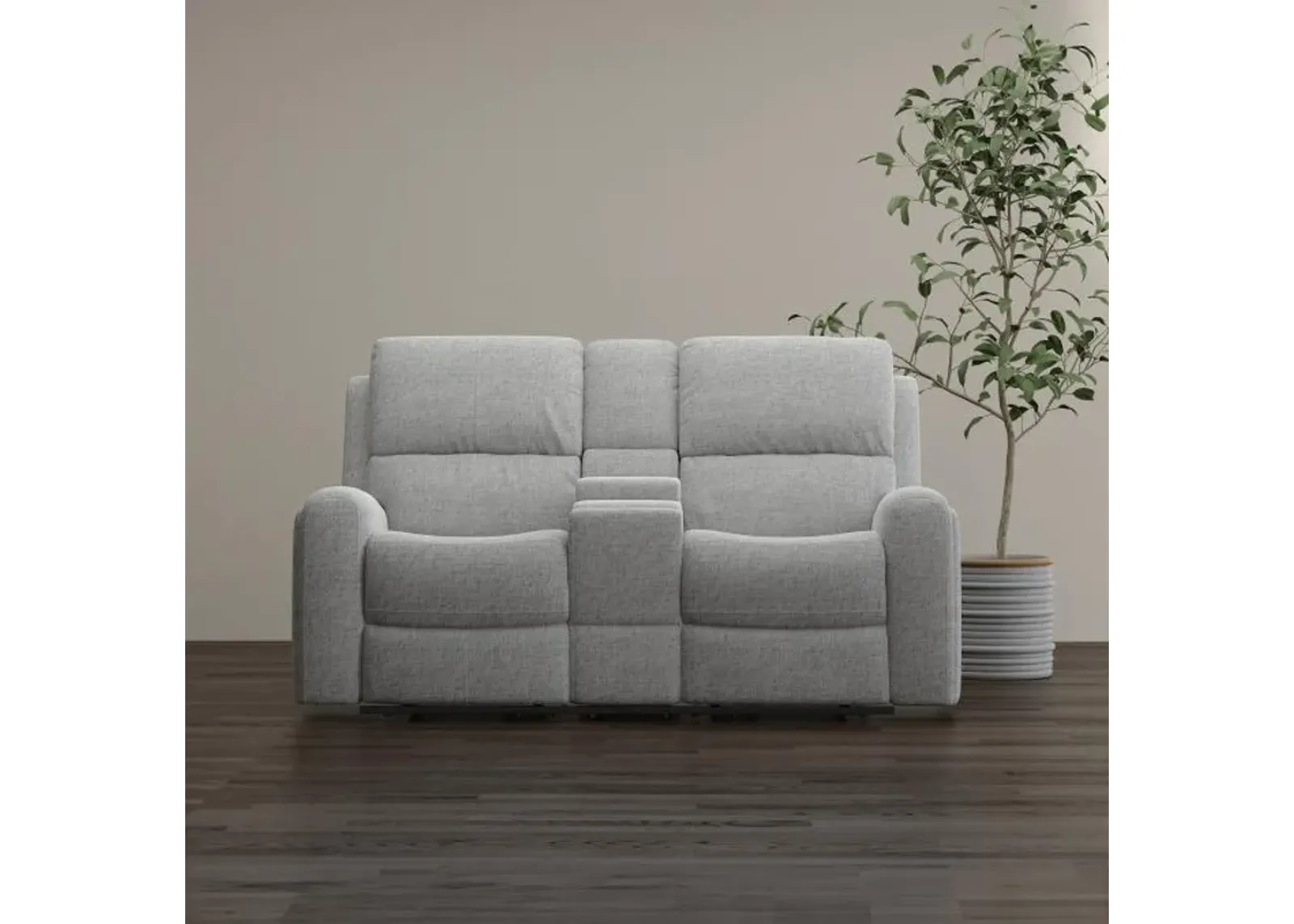 Riverdale Zero G Power Reclining Console Loveseat