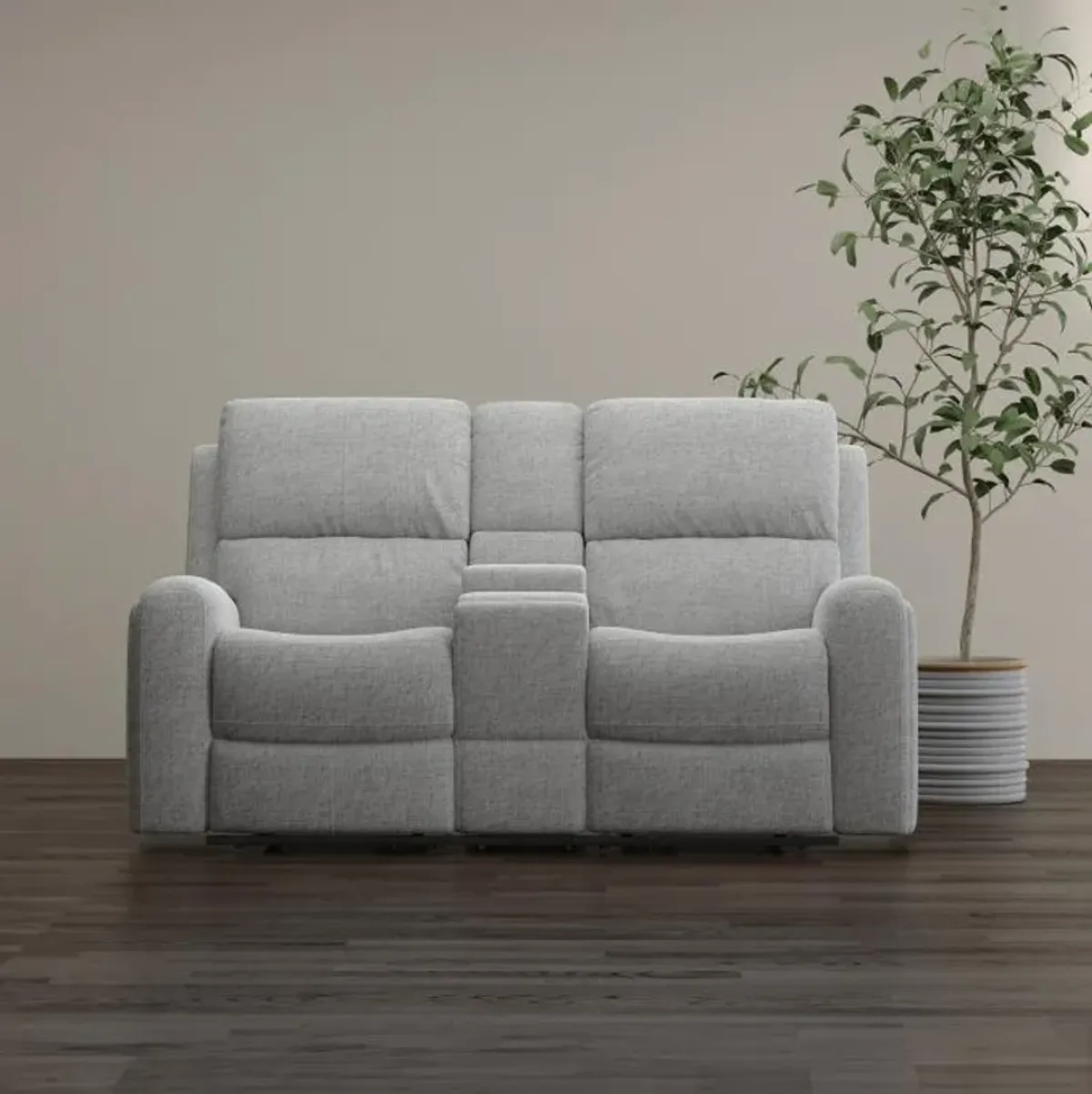 Riverdale Zero G Power Reclining Console Loveseat