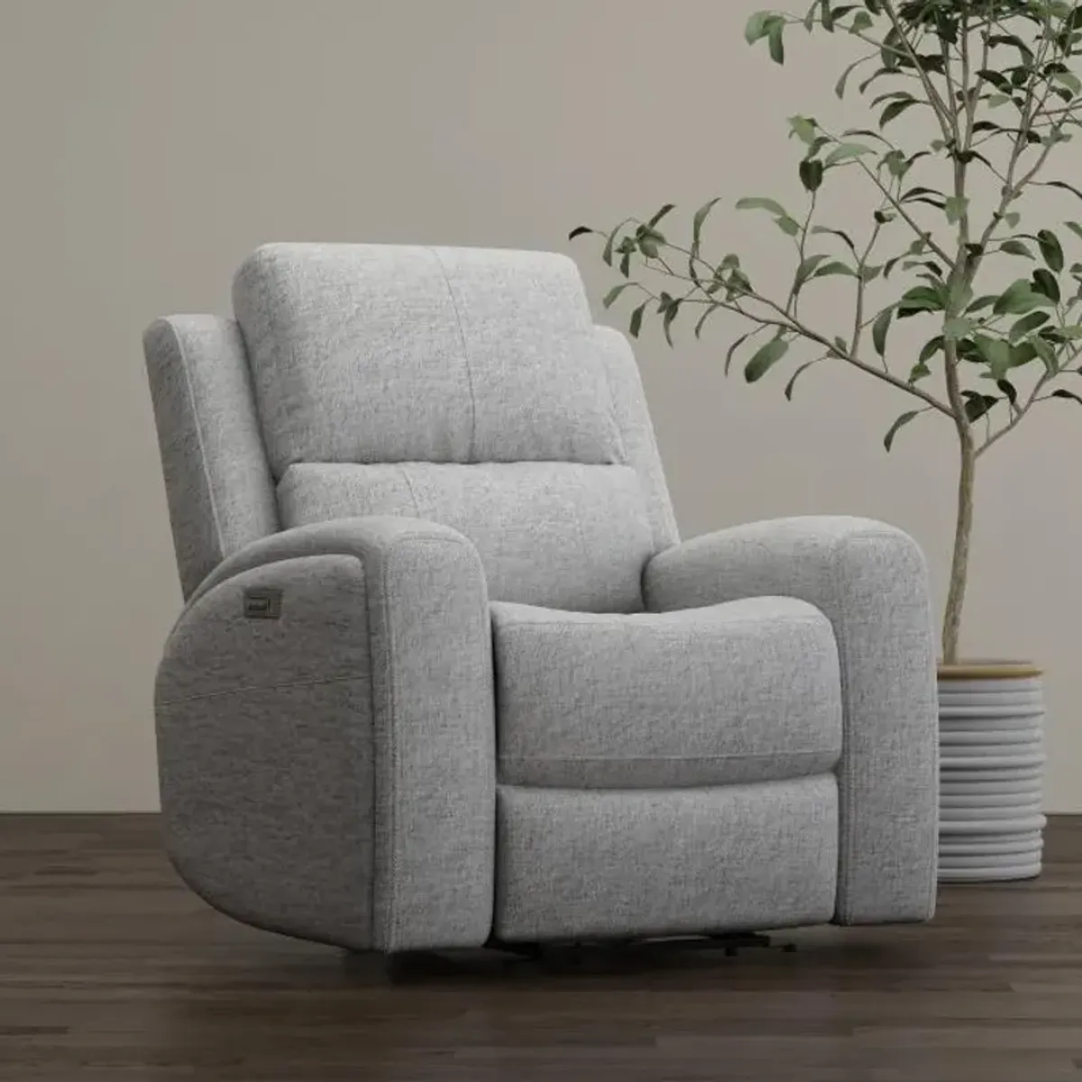 Riverdale Power Recliner with Power Headrest and Power Lumbar Support