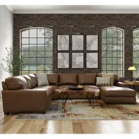 Monarch Leather Sectional