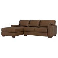 Monarch 2pc Leather Sofa Chaise