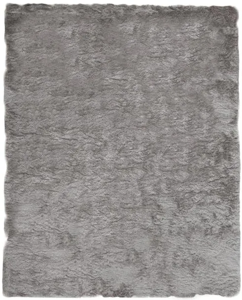 8'x10' Luxe Platinum Shag Area Rug