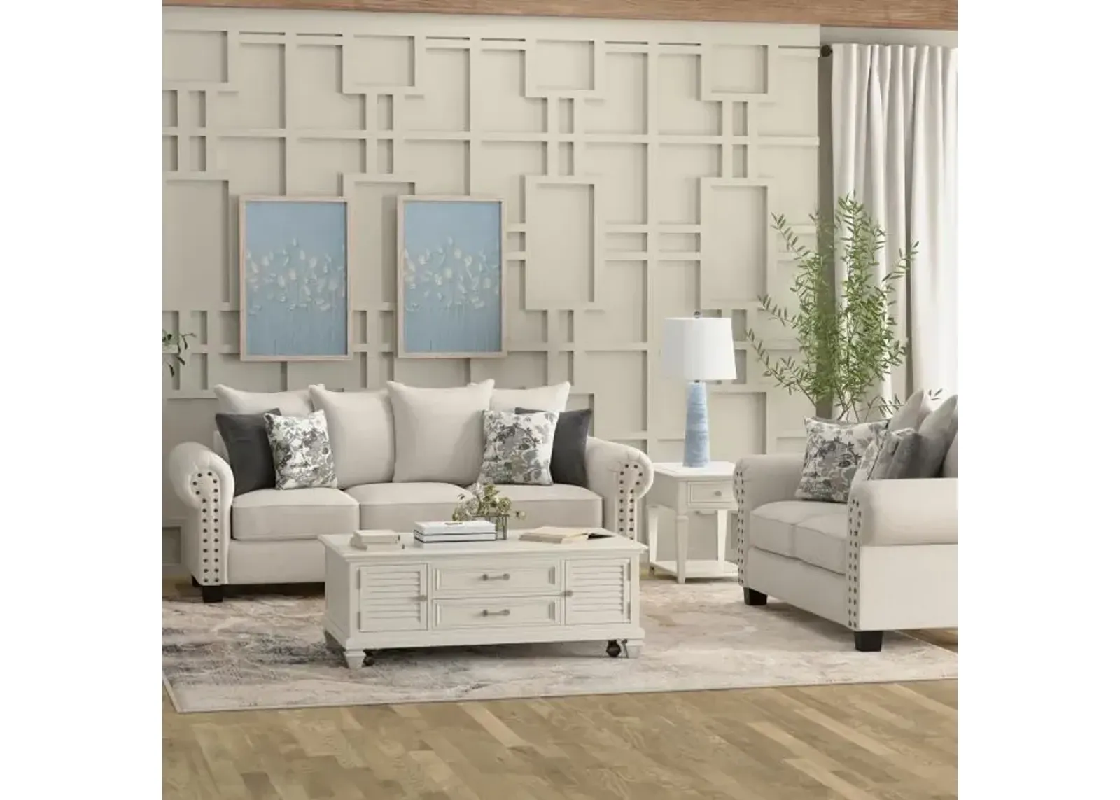 Camberly Living Room Cream Collection