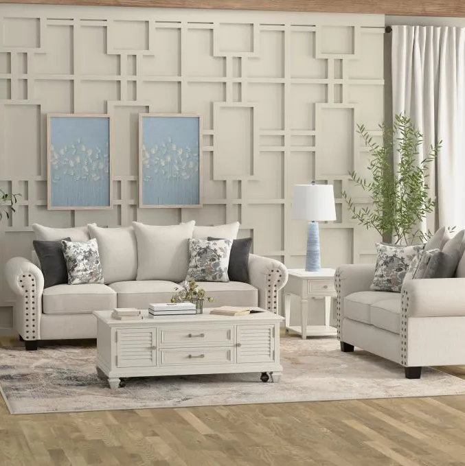 Camberly Living Room Cream Collection