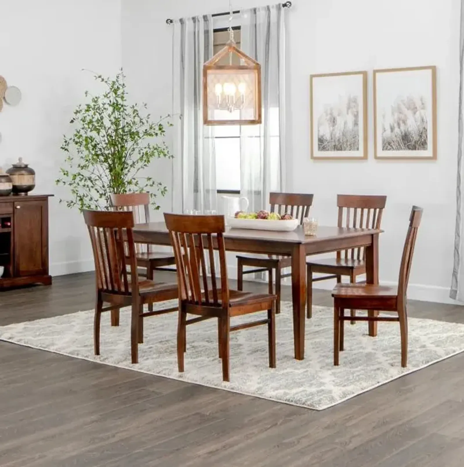 Anniversary Auburn Dining Set