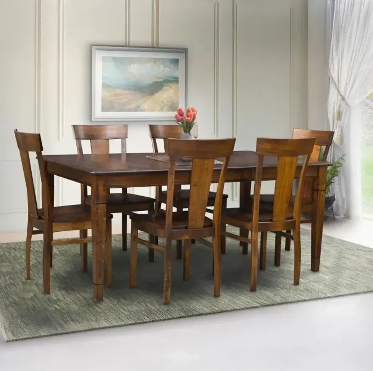 Anniversary -New! Anniversary Dining Table & 6 Side Chairs