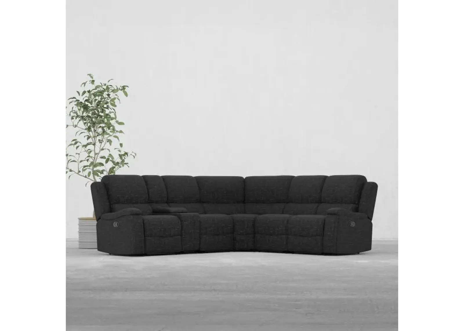 Braxton Reclining Sectional + Free Recliner