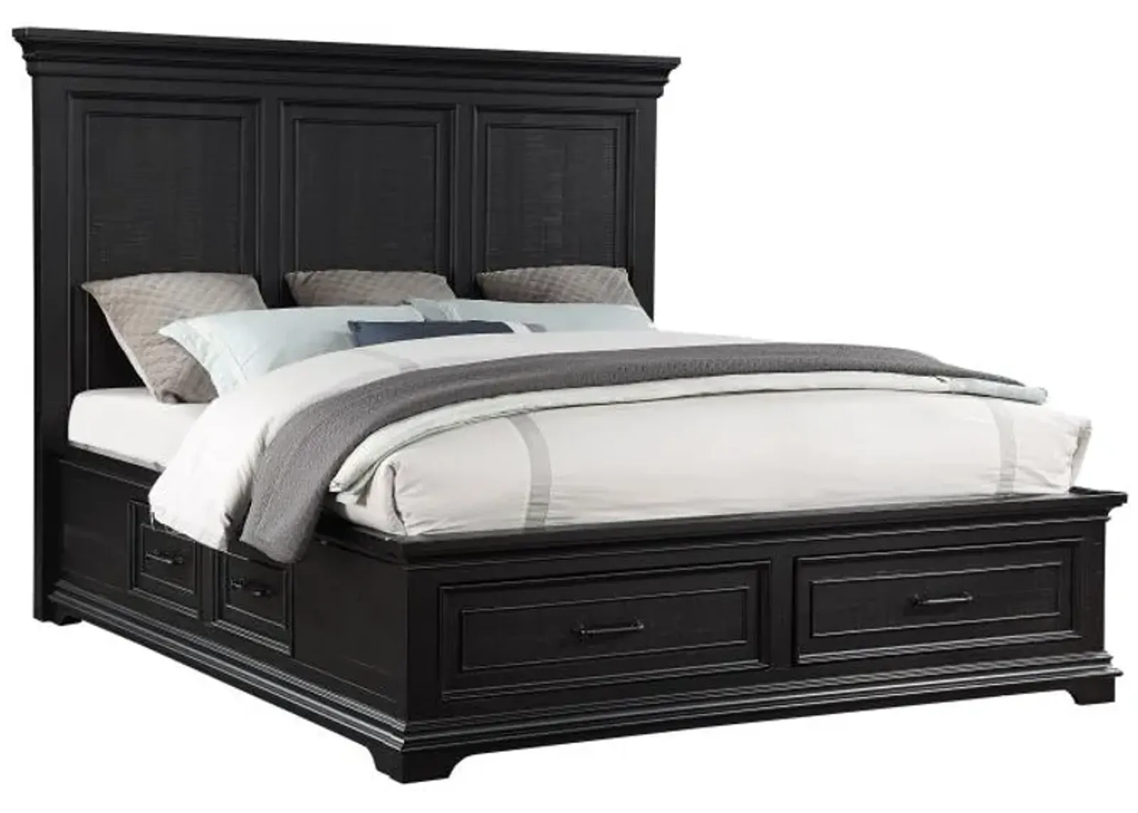 Legion Ebony Storage Bed