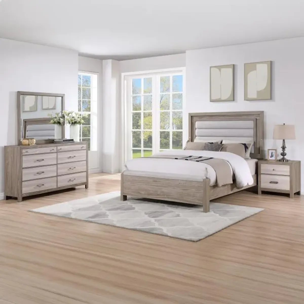 Avery Bedroom Set with LED Lighting