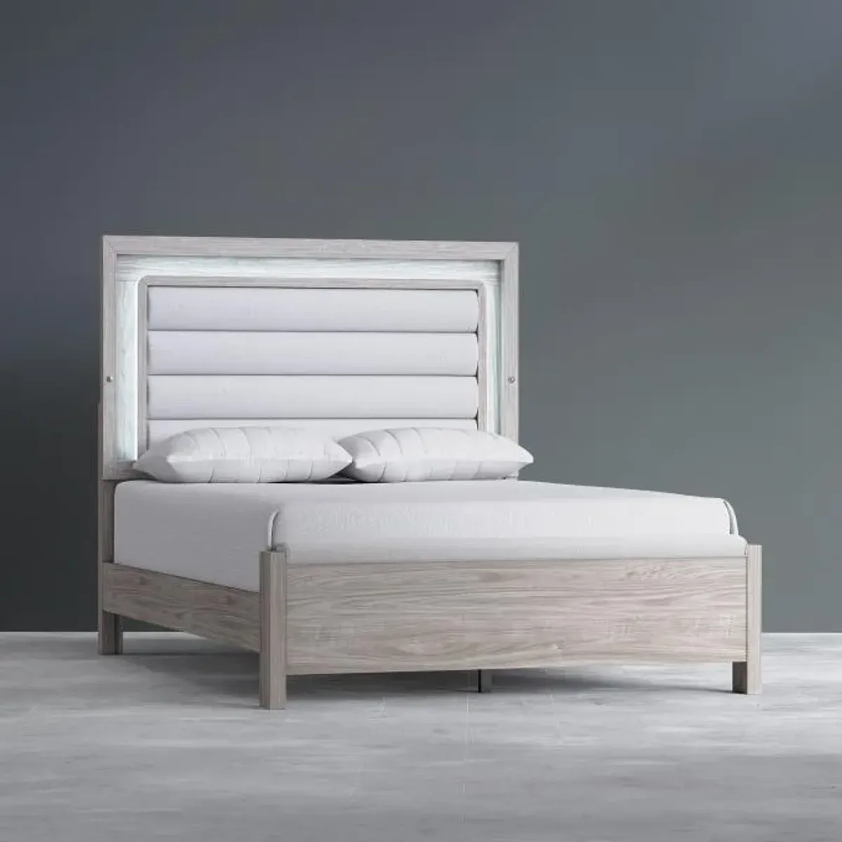 Avery Eastern King Bed, Dresser, Mirror and Nightstand