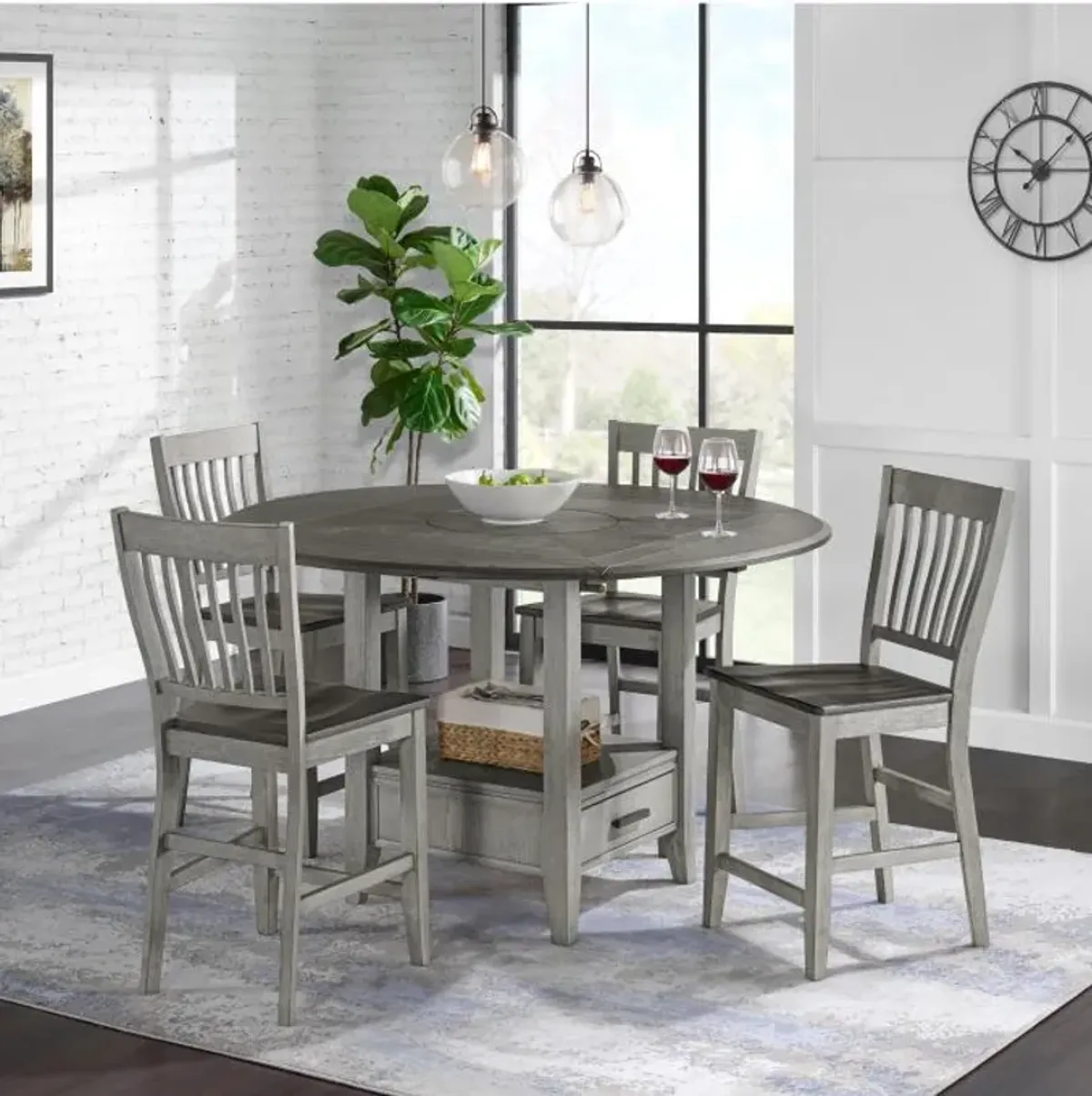 Berkeley 5pc Counter Dining Set - Coming Soon!