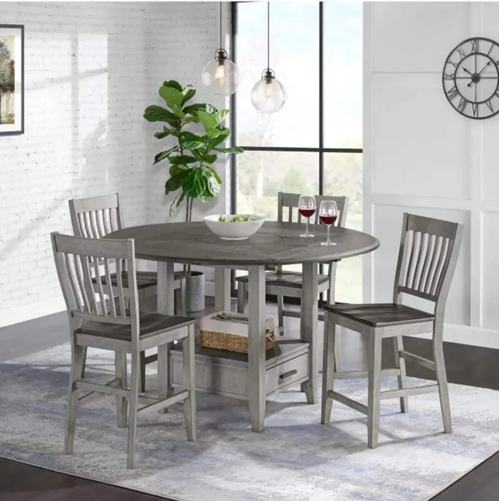 Berkeley 5pc Counter Dining Set - New&excl;