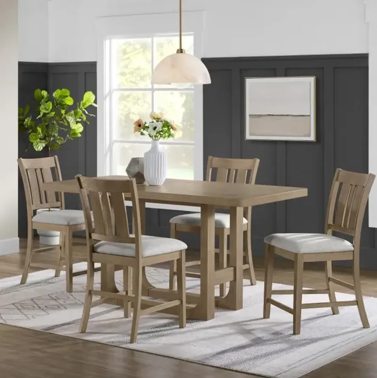 Clemson -New! 5pc Counter Set: Counter Table & 4 Stools