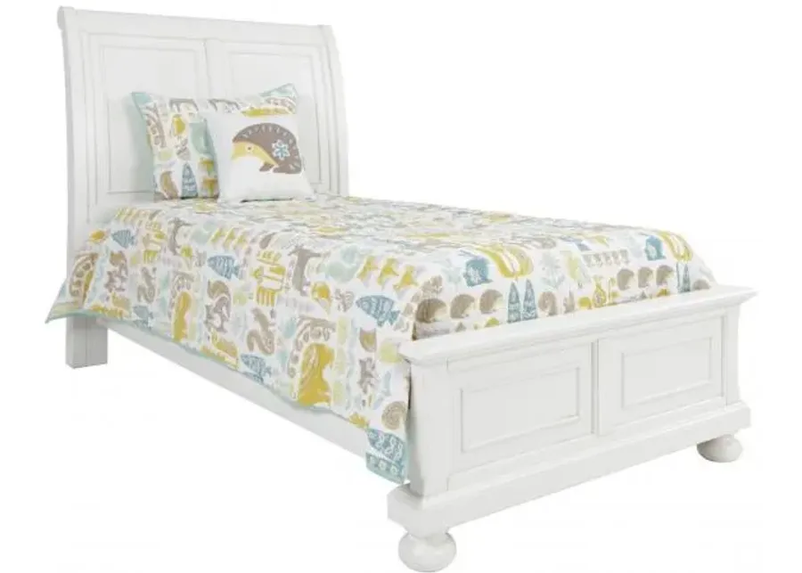 Cumberland White Sleigh Bed