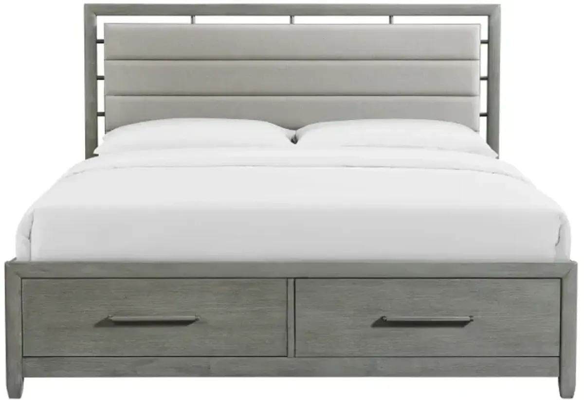 Winslet Eastern King Storage Panel Bed