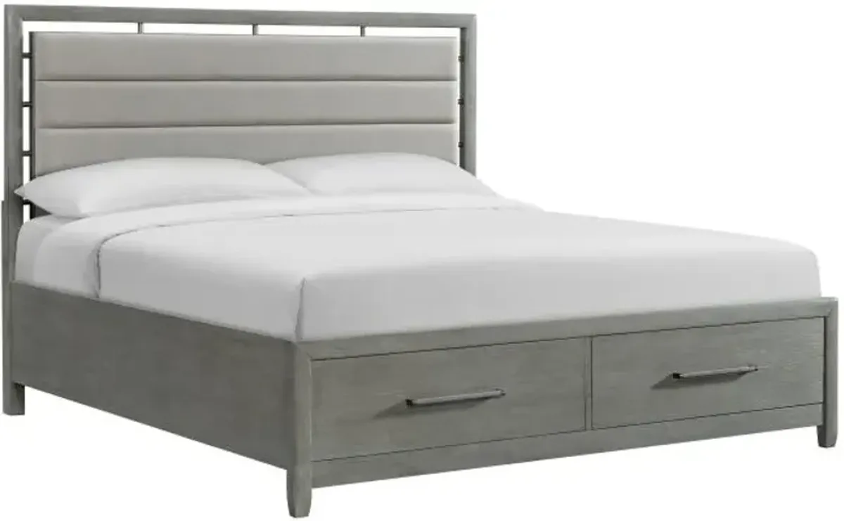 Winslet Eastern King Storage Panel Bed