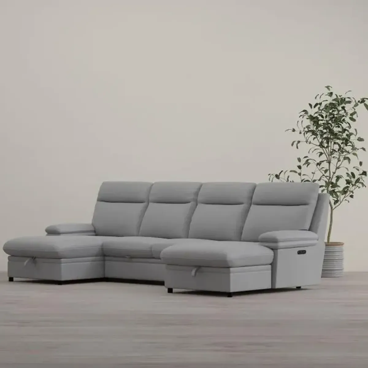 Boyd 3pc Sofa Chaise with Pop-up