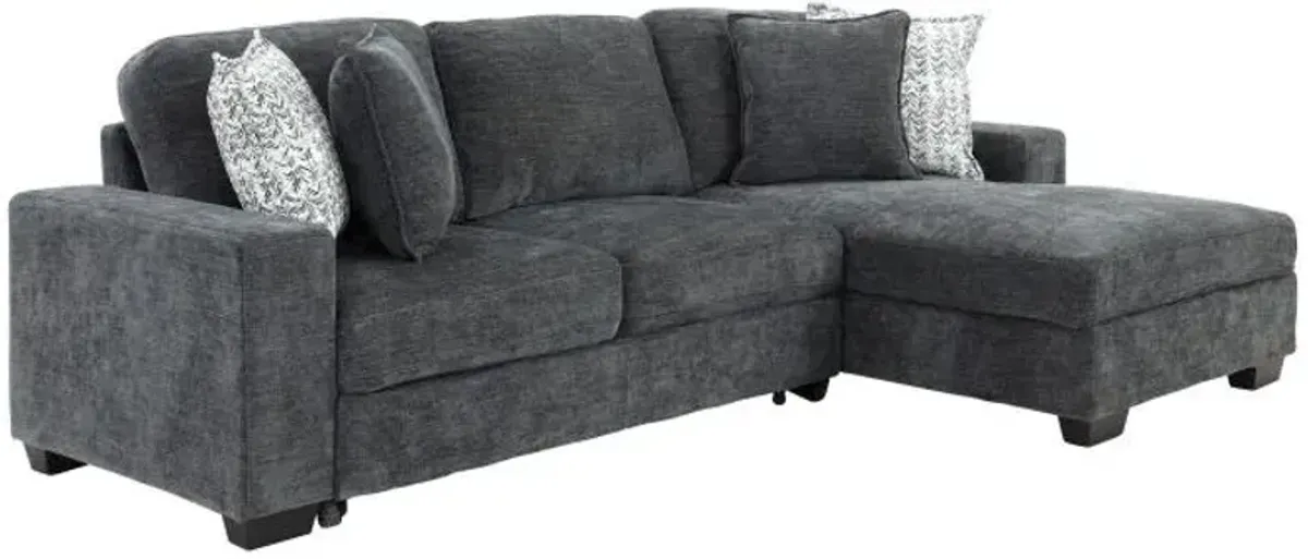 Slumber 2pc Sleeper Sofa with Right Storage Chaise