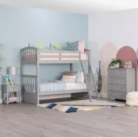 Arlowe Bunk Bed Bedroom Set - Gray