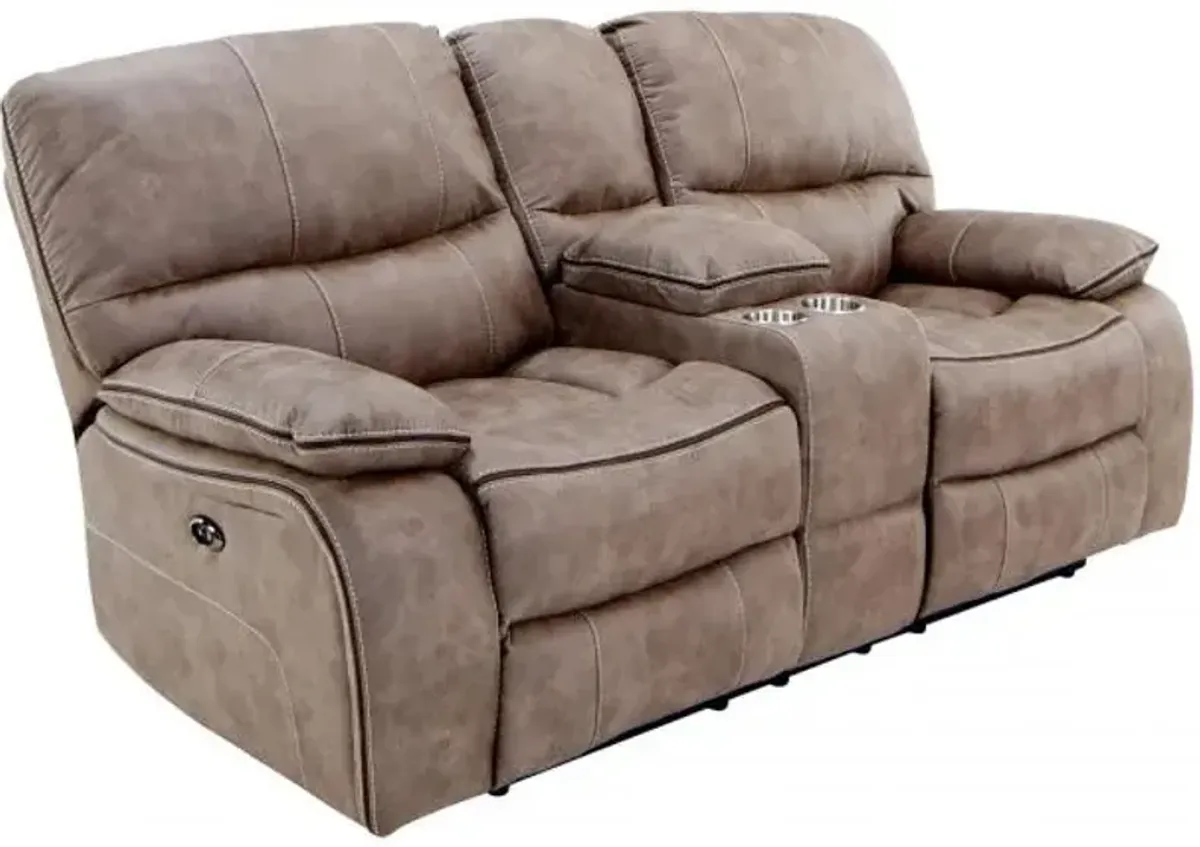 Trilogy Power Reclining Console Loveseat