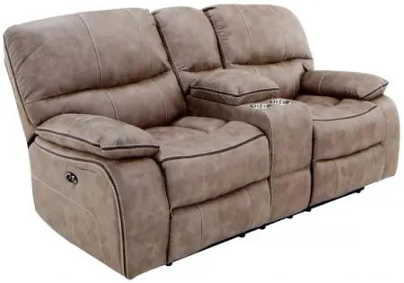 Trilogy Power Reclining Console Loveseat